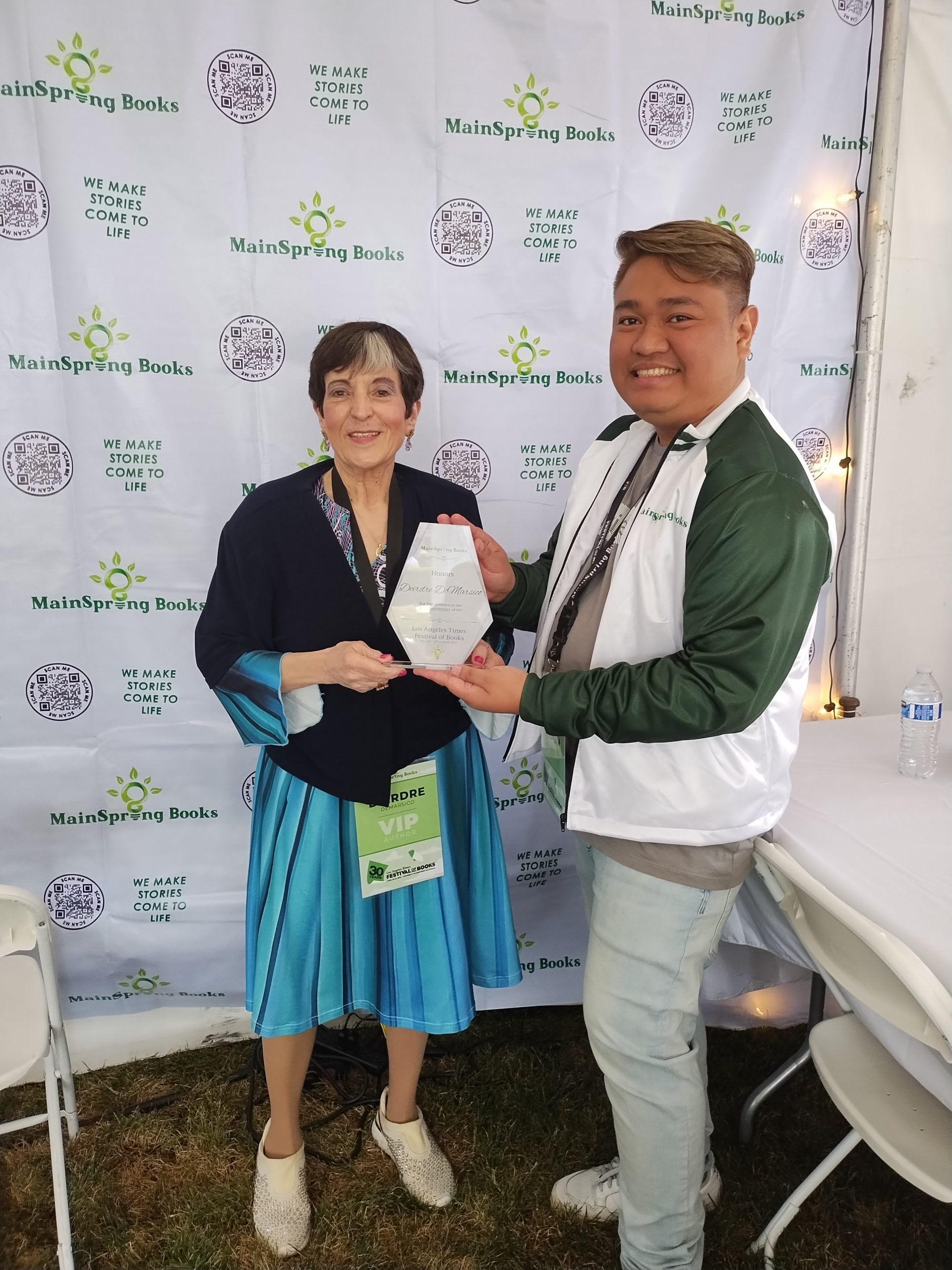 Deirdre LA Book Fair VIP Author Presentation 4-2025